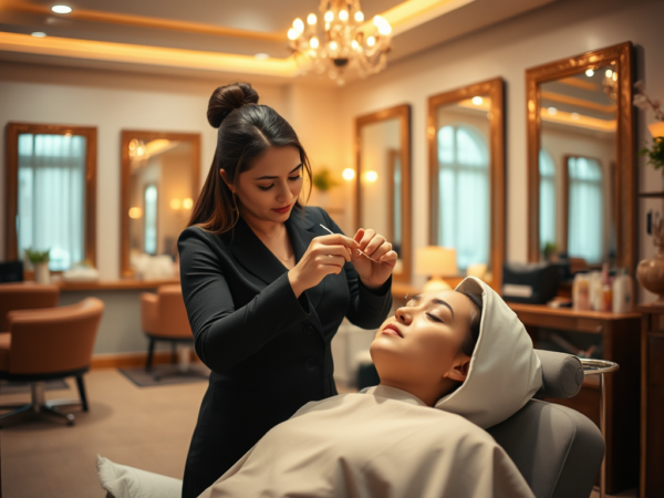 Eyebrow threading
